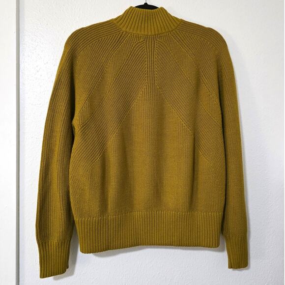 Athleta En Route Full Zip Sweater Thermolite Cardigan Jacket Palo Verde Wool - Picture 4 of 11